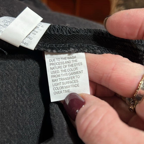 Madewell NWT Rigid Denim A-Line Skirt in Black Size 28 - Picture 13 of 13